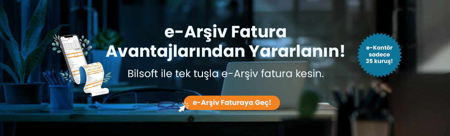 E arşiv rogramı kampanyalarını tanıtan görsel