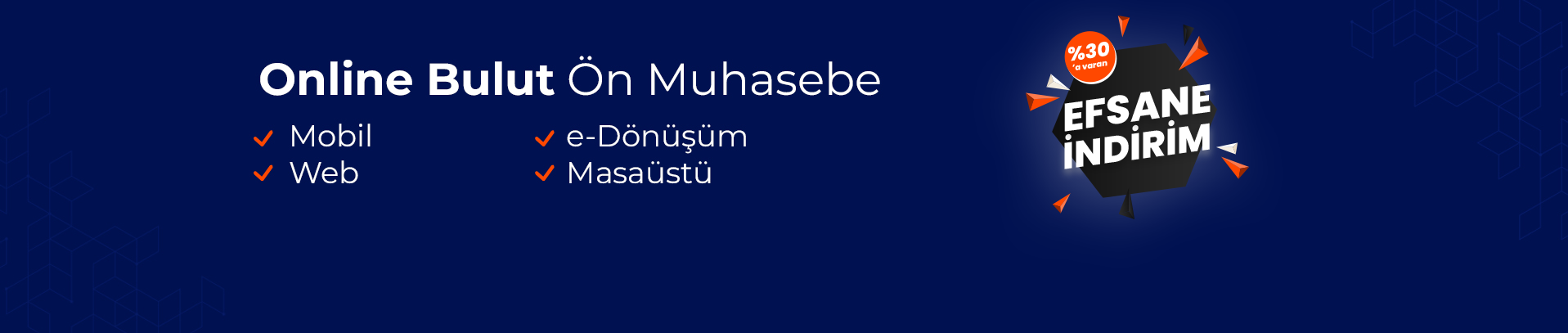 online ön muhasebe programı kampanyasını duyuran görsel 