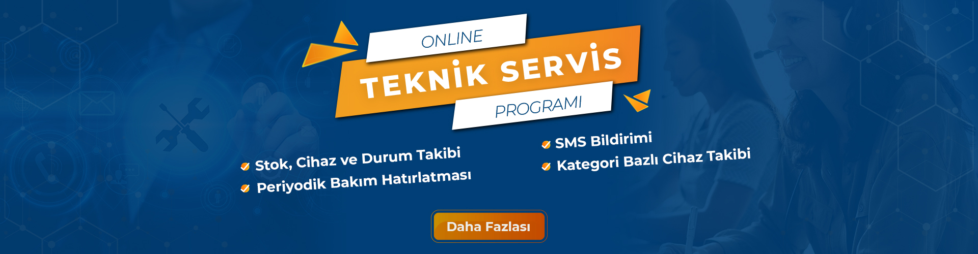 online teknik servis programı