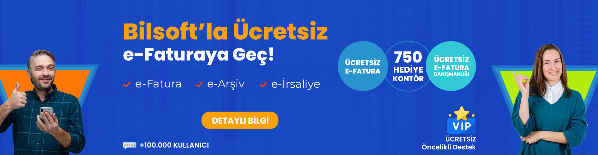 bilsoft ile ücretsiz e-fatura