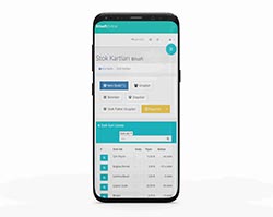 Bilsoft Online Ön Muhasebe Programı Stok Kartları ekranı