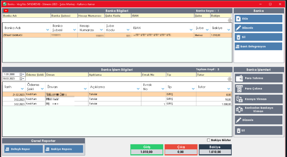 Bilsoft,e-Fatura, e-Ar�iv, e-Defter, Mali M�h�r, e-�rsaliye, program� banka takip mod�l�