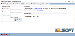 Bilsoft balkl toplu sms balant