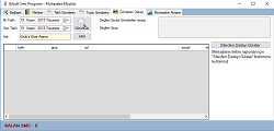 Bilsoft balkl toplu sms gnderim detay